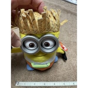 Dave Minion Ty Beanie Babies 2017 Stuffed Bean NWT Despicable Me 3‎ collectible